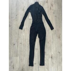 Roma Confidential Long Sleeve Sheer Mesh Full Bodysuit Jumpsuit SZ Small